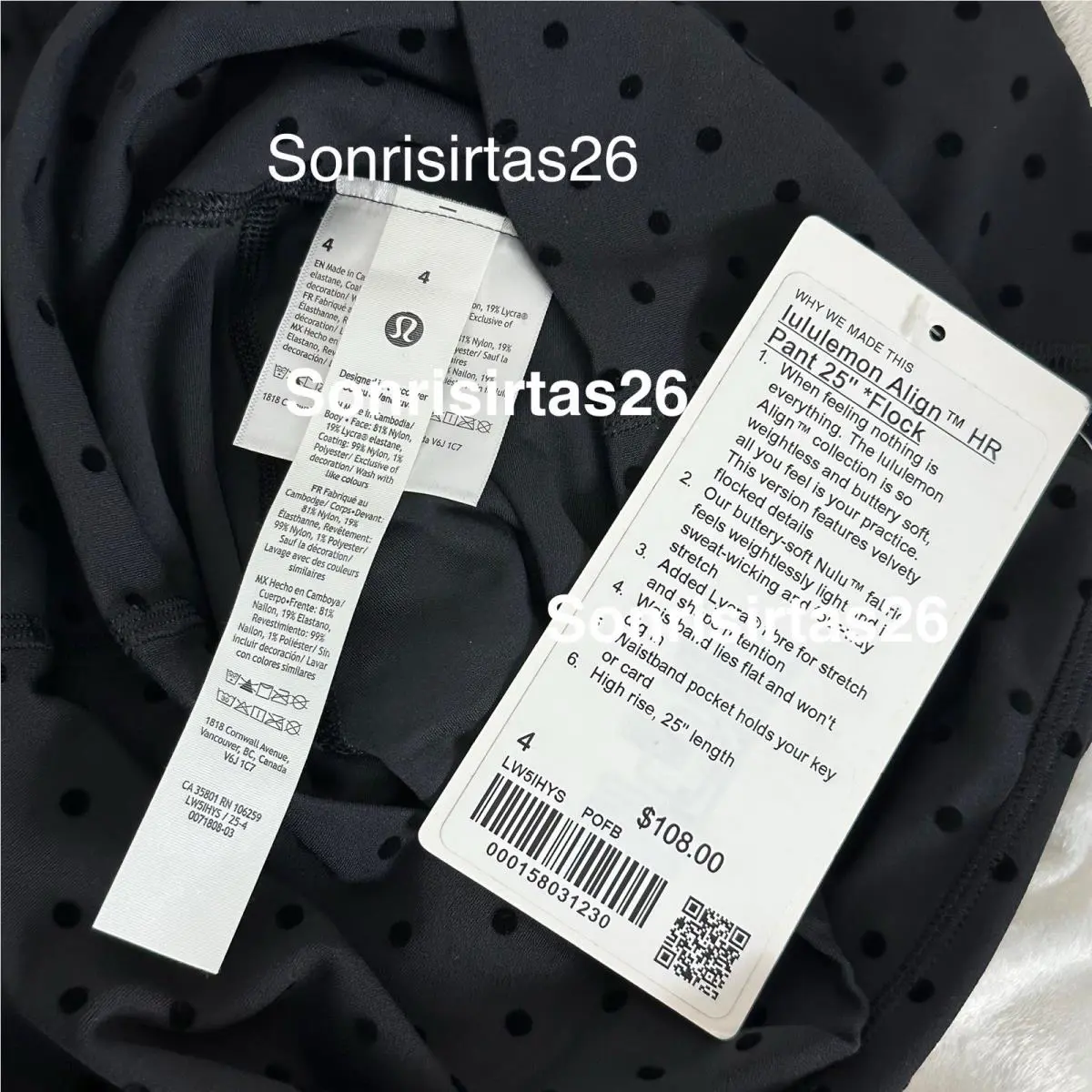 Lululemon clothing - Black 8