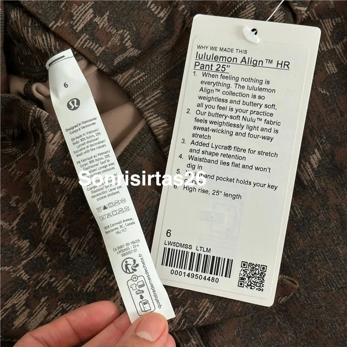 Lululemon clothing - Brown 7
