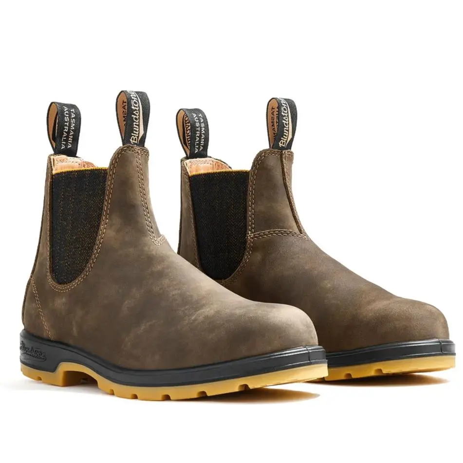Blundstone shoes - Blundstone Classics #1944 Chelsea Boots - Brown, Manufacturer: Rustic Brown / Mustard-Black 1