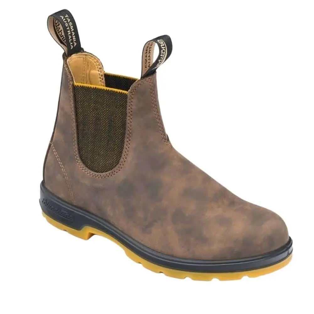 Blundstone shoes - Blundstone Classics #1944 Chelsea Boots - Brown, Manufacturer: Rustic Brown / Mustard-Black 3