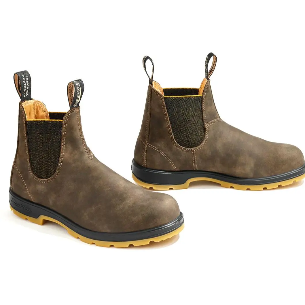 Blundstone shoes - Blundstone Classics #1944 Chelsea Boots - Brown, Manufacturer: Rustic Brown / Mustard-Black 4