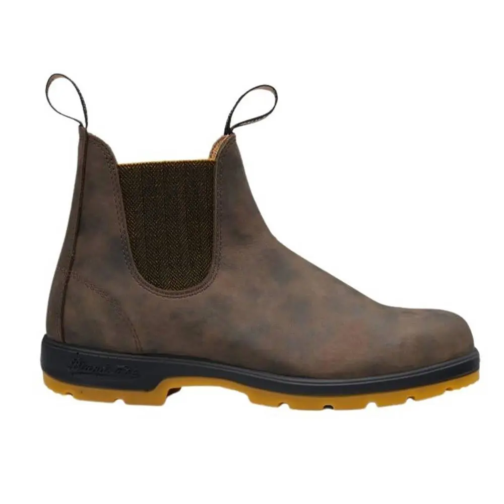 Blundstone shoes - Blundstone Classics #1944 Chelsea Boots - Brown, Manufacturer: Rustic Brown / Mustard-Black 5