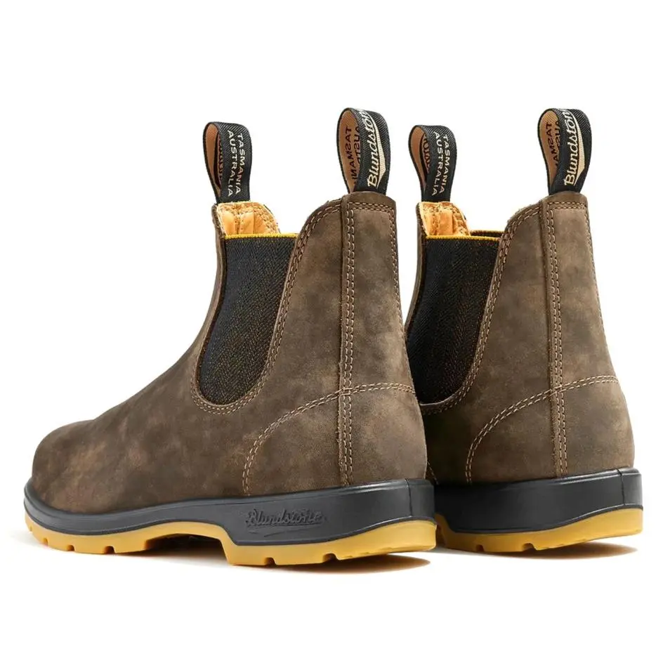 Blundstone shoes - Blundstone Classics #1944 Chelsea Boots - Brown, Manufacturer: Rustic Brown / Mustard-Black 6