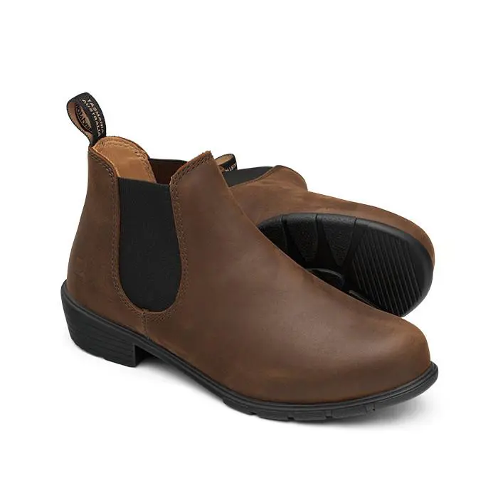 Blundstone shoes - 2068 1970 Ankle Boot - Ankle Boot - Black or Antique Brown, Manufacture: 1970-Antique Brown 1
