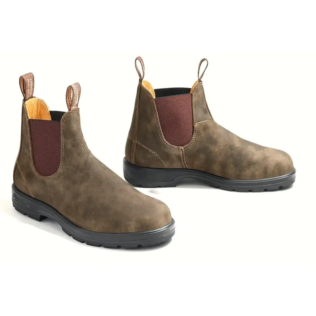 Blundstone shoes - Blundstone Classics #585 Chelsea Boots - Brown, Manufacturer: Rustic Brown 8