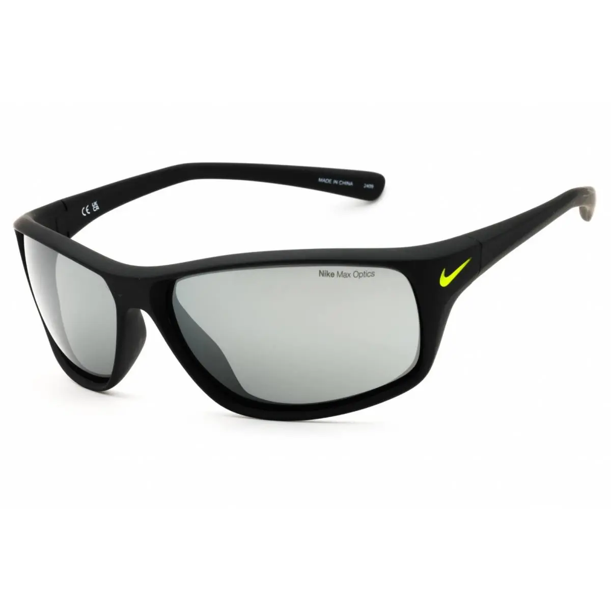 Unisex Sunglasses Matte Black/grey Full Rim Frame Adrenaline FQ4601 007 by Nike