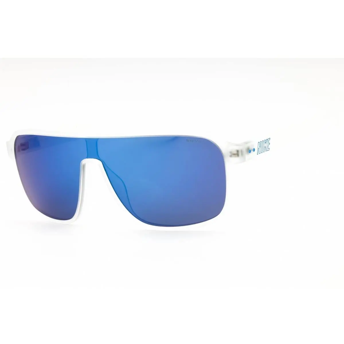 Unisex Sunglasses Matte Clear Shield Shape Frame Vintage Flyer IB3680X 905 by Nike