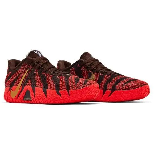 Ja 3 Year of The Horse Red Gold Basketball Shoe IB6508-200 Men`s Size 8 by Nike