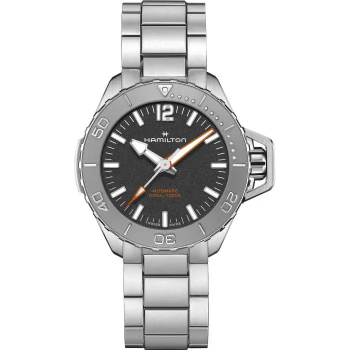 Hamilton Men`s Khaki Navy Frogman 41mm Automatic Watch H77485130
