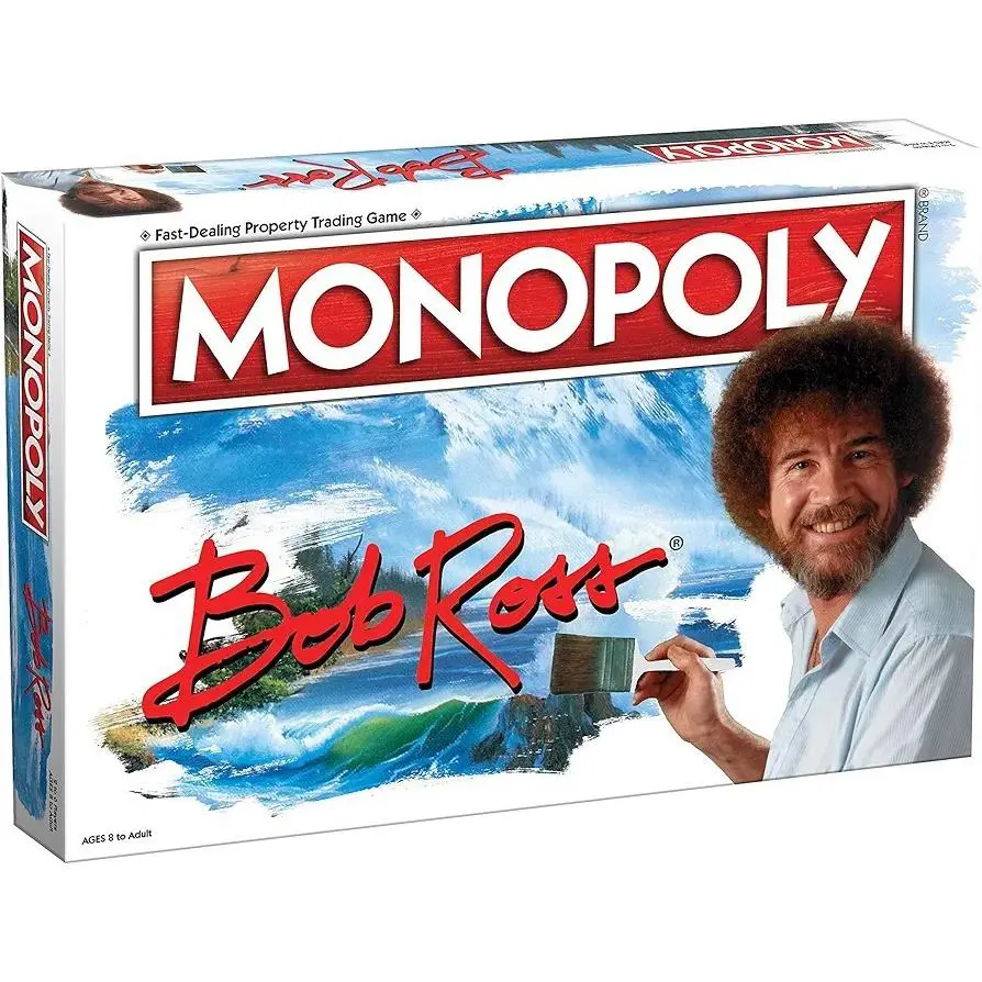 Monopoly Bob Ross Limited Edition The Joy of Painting