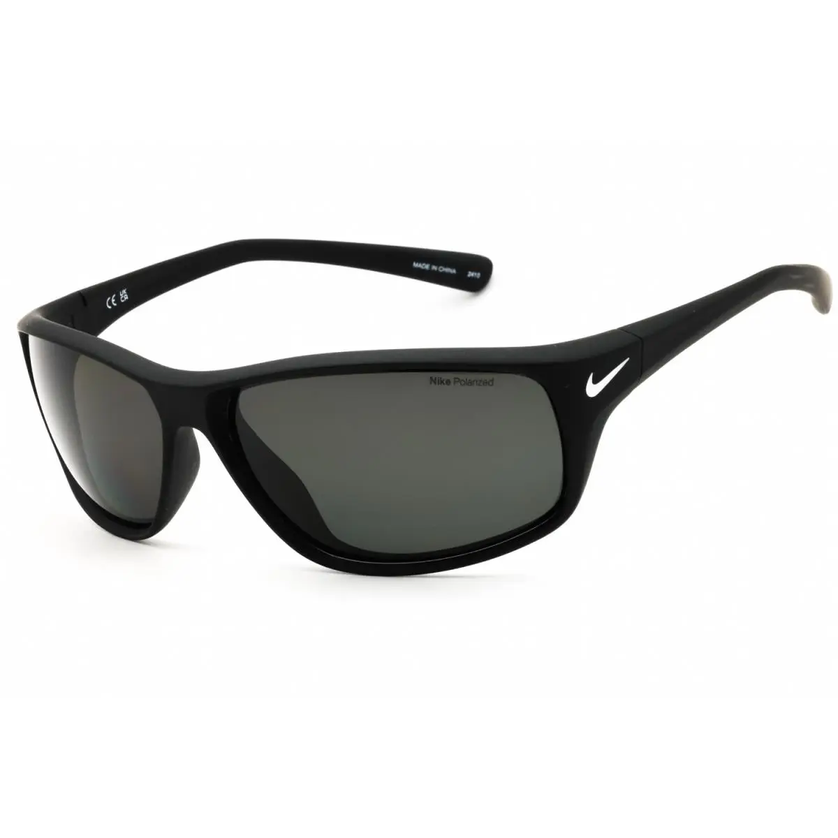 Nike Adrenaline P FQ4604-095 Sunglasses 54mm - Frame: Black, Lens: GREY POLARIZD