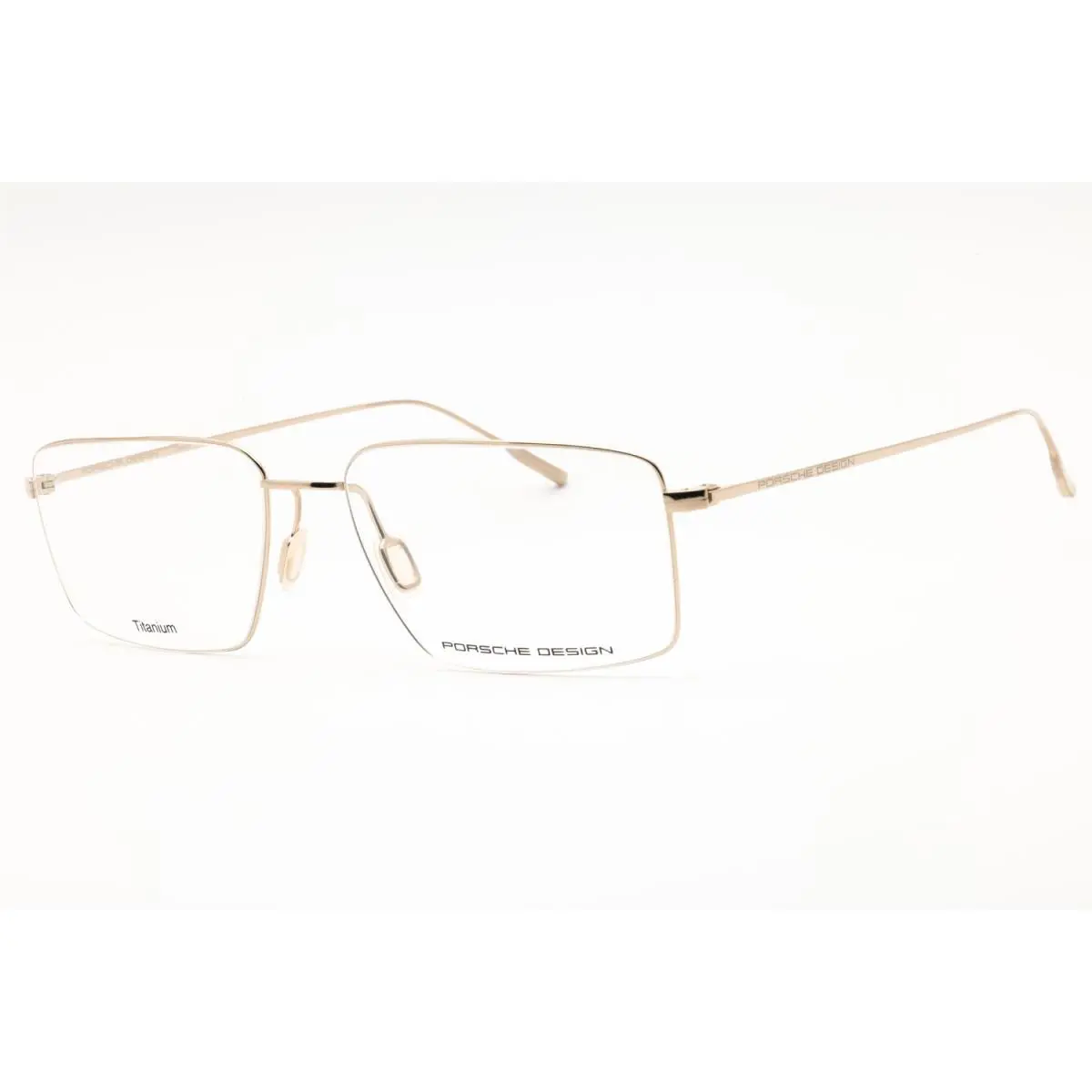 Porsche P8750 57B Eyeglasses Gold Frame 57mm
