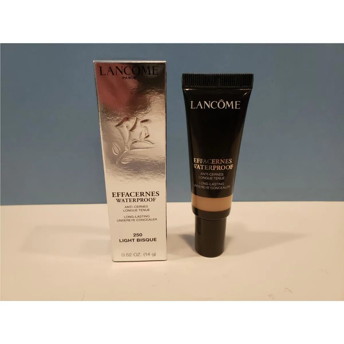 Lancome Effacernes WP Long Lasting Undereye Concealer 250 Light Bisque .52oz NI