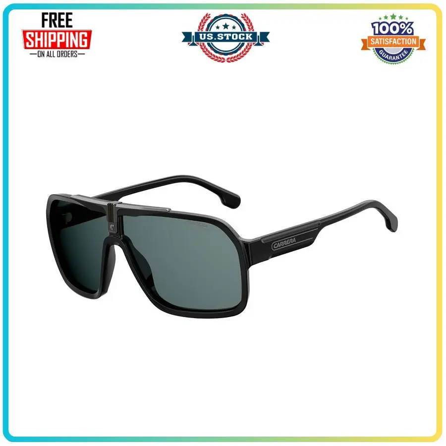 Carrera Men`s 1014/S Shield Sunglasses Matte Black/gray 64 Millimeters