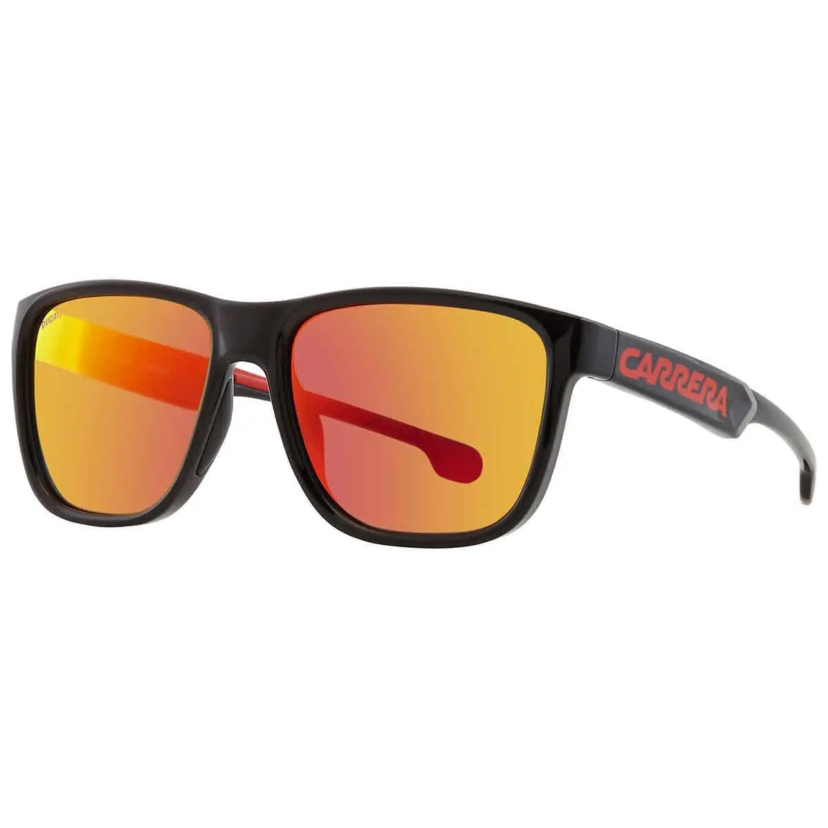 Carrera Red Mirror Square Men`s Sunglasses Carrera Ducati 003/S 00A4/UZ 57
