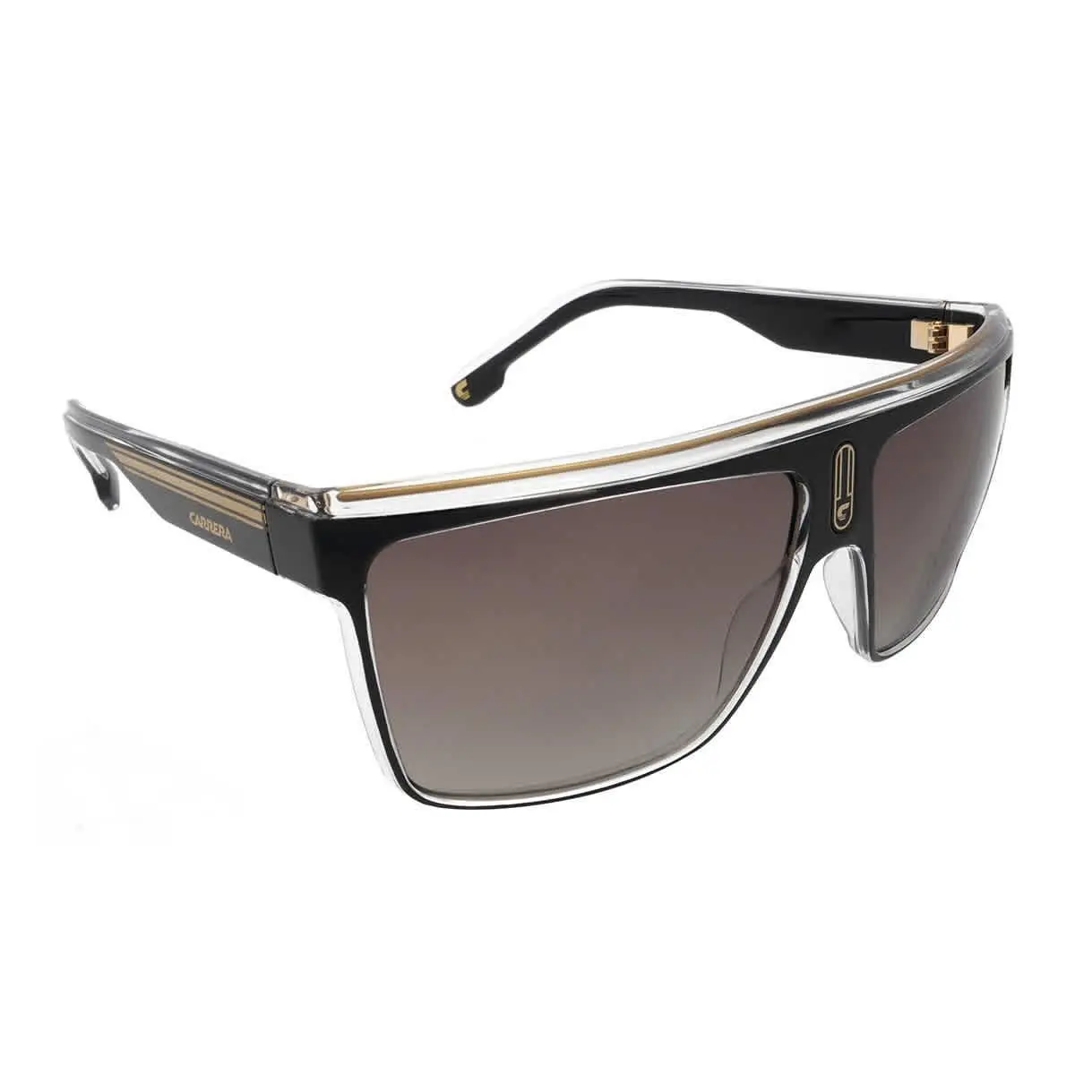 Carrera Brown Shaded Browline Men`s Sunglasses Carrera 22/N 02M2/HA 63