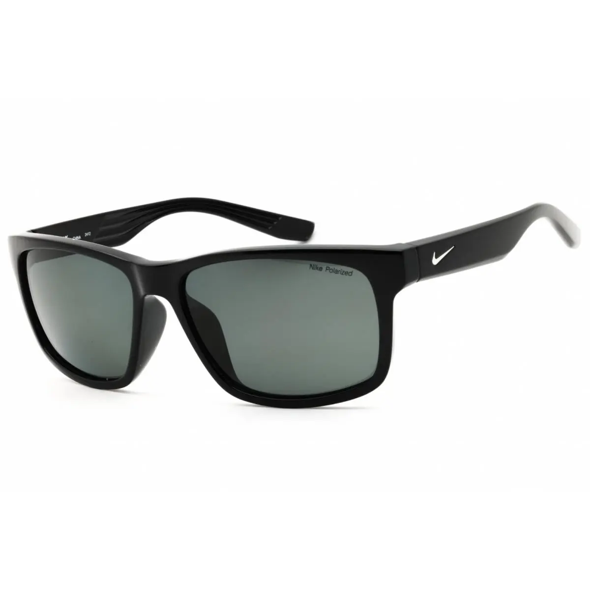 Nike Unisex Sunglasses Shiny Black Rectangular Shape Frame Cruiser P FQ4678 010