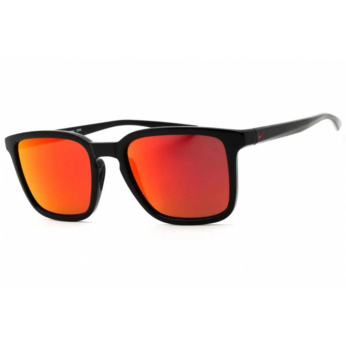 Nike Circuit Team FD7322-010 Sunglasses 55mm - Frame: BLACK, Lens: RED MIRROR