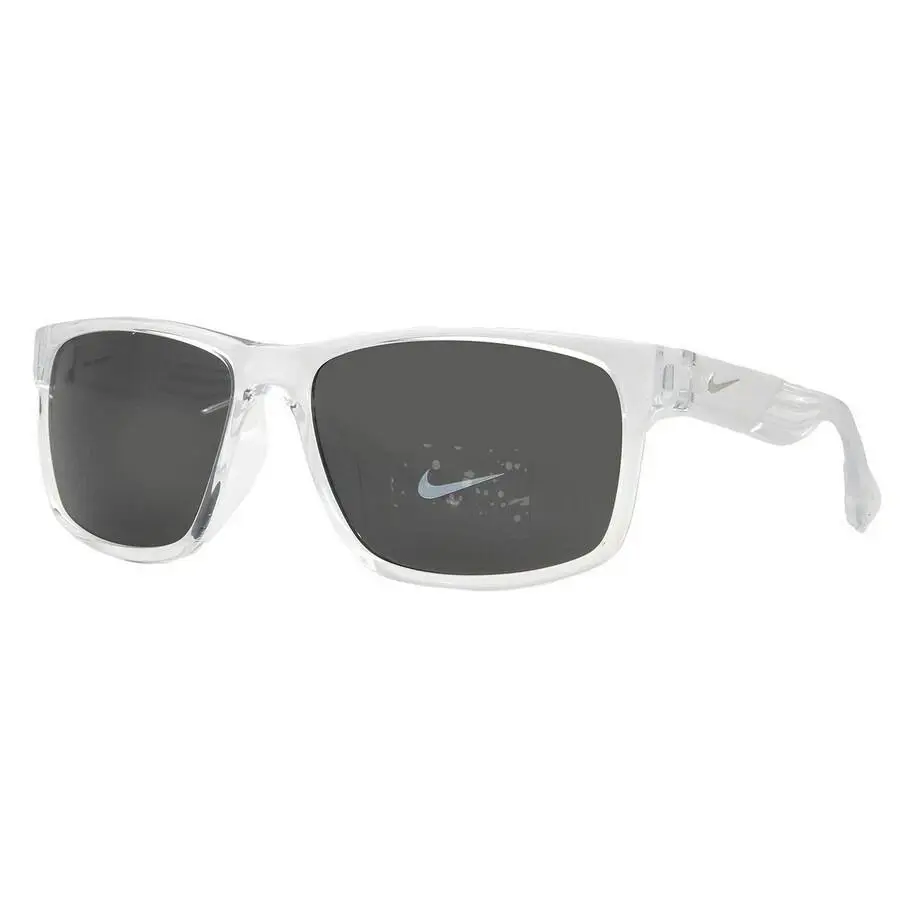 Nike EV0834 901 Clear Crystal Cruiser Sunglass with Smoke Lenses 59/16/135 - Frame: Clear, Lens: Grey, code: 901