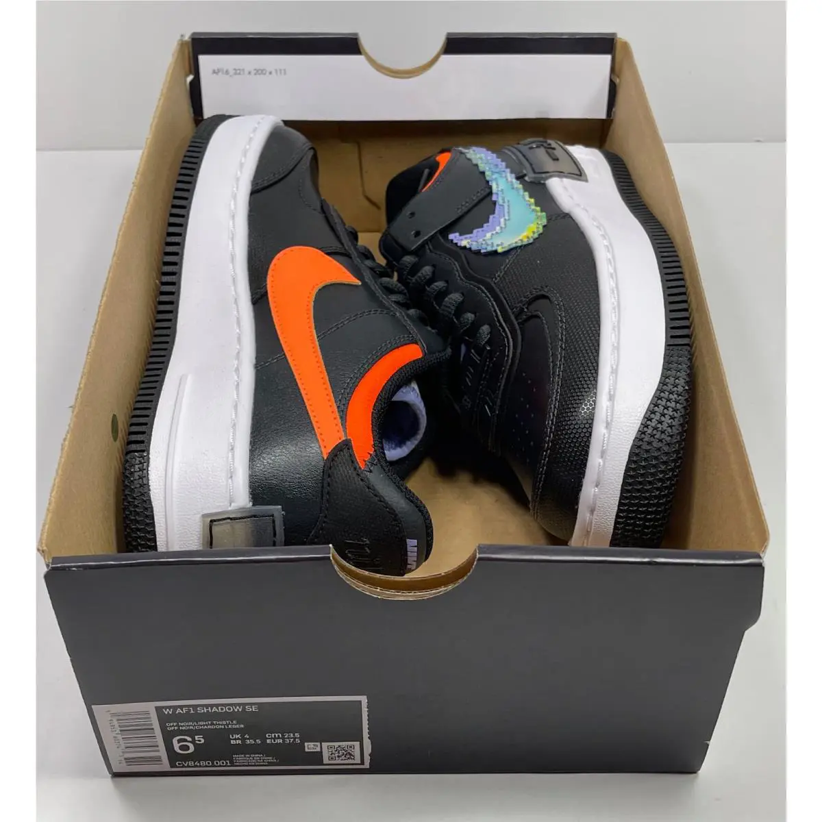 Nike shoes - Nike Air Force 1 - Air Force - CV8480-001 - OFF NOIR LIGHT THISLE (UPC: 194953603743) 7