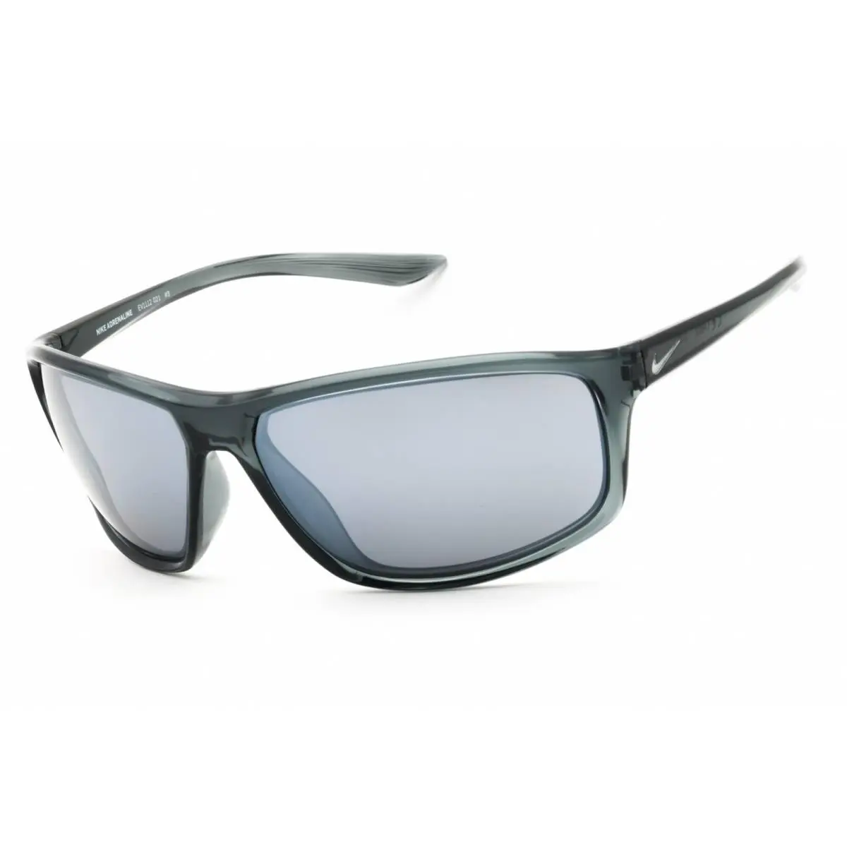 Unisex Sunglasses Dark Grey/grey Rectangular Frame Adrenaline EV1112 021 by Nike