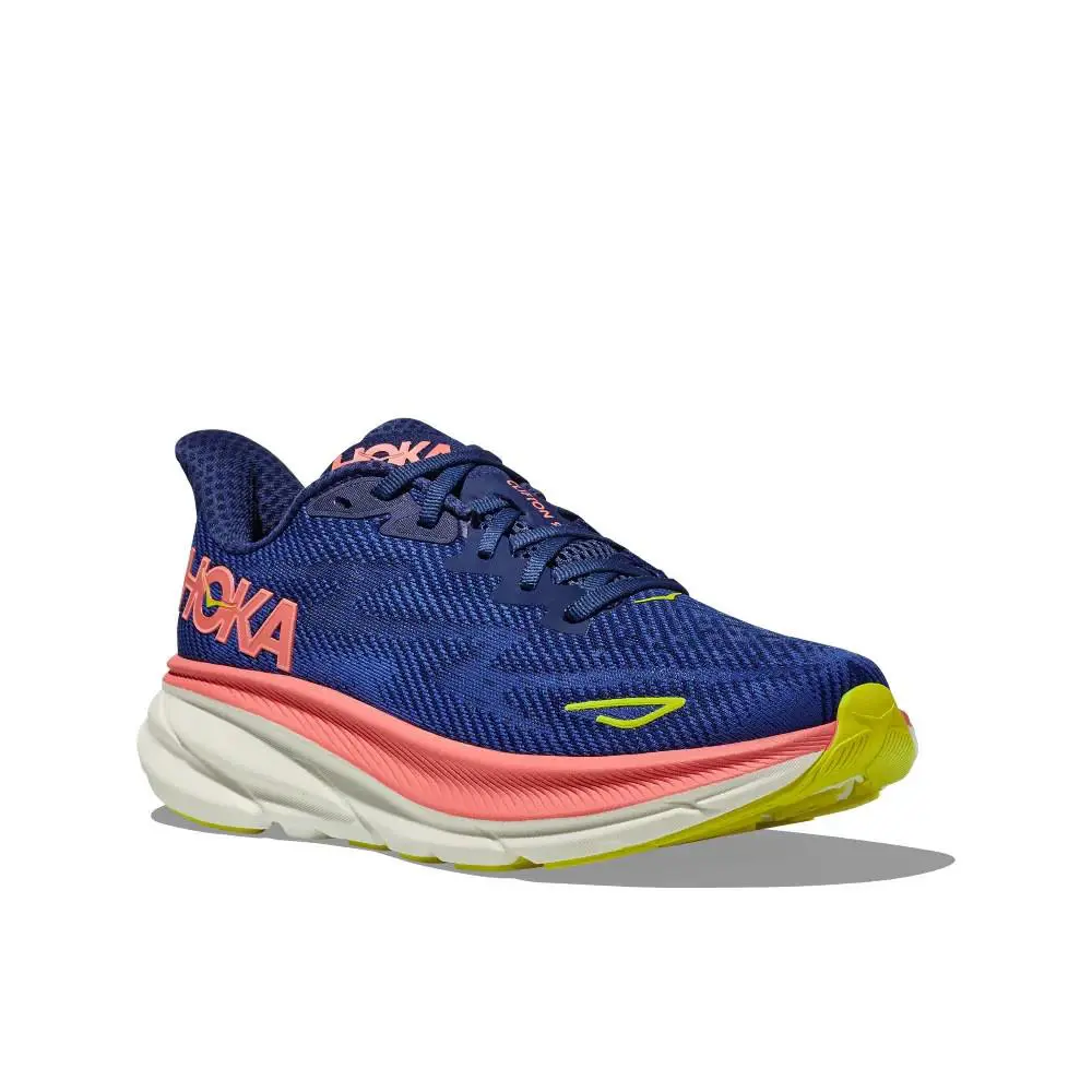 Hoka Clifton 9 Evening Sky Coral Women`s Size 10.5 - Hoka One One Box - Blue