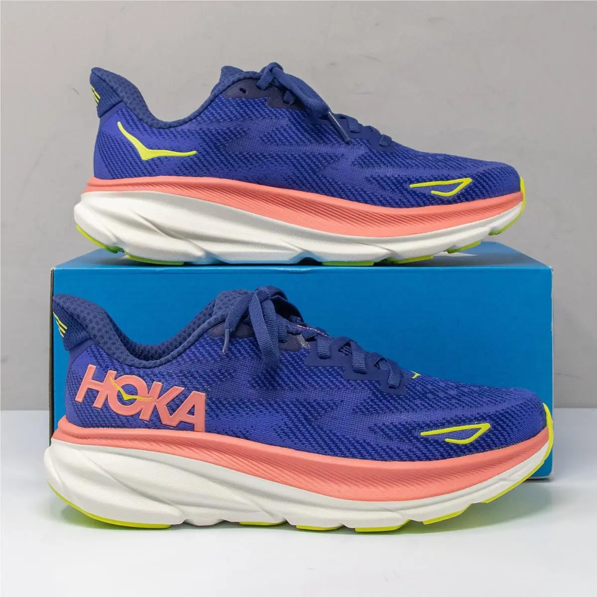 Hoka shoes - HOKA ONE Clifton 9 - ONE Clifton - 1127896-EVN - Blue, Manufacturer: 1127896-EVN (UPC: 197634068046) 0