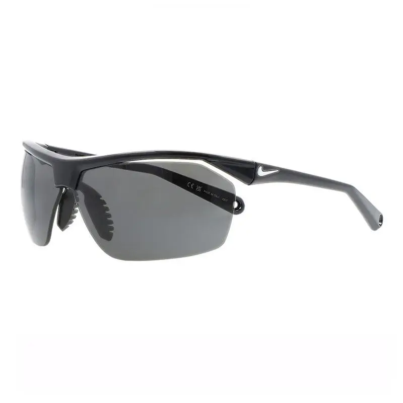 Tailwind 12 EV1128 001 Shiny Black/white / Grey 70-8-120 Sunglasses by Nike