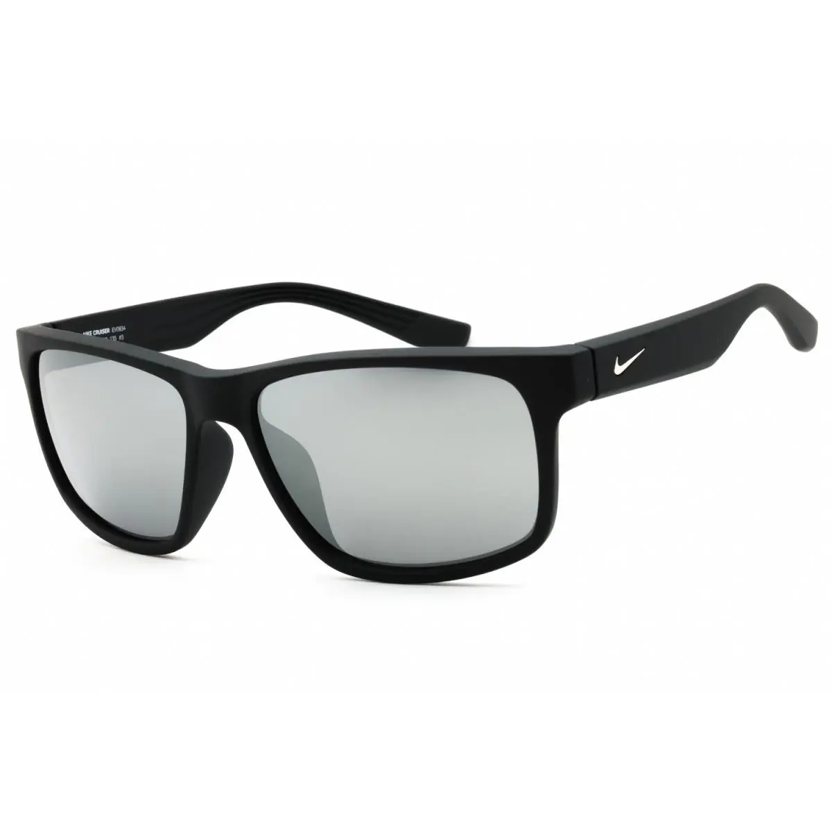 Nike Cruiser MI EV0834 002 Matte Black/grey Silver Mirror 59-16-135 - Frame: Matte Black, Lens: Grey Silver Mirror, code: 002