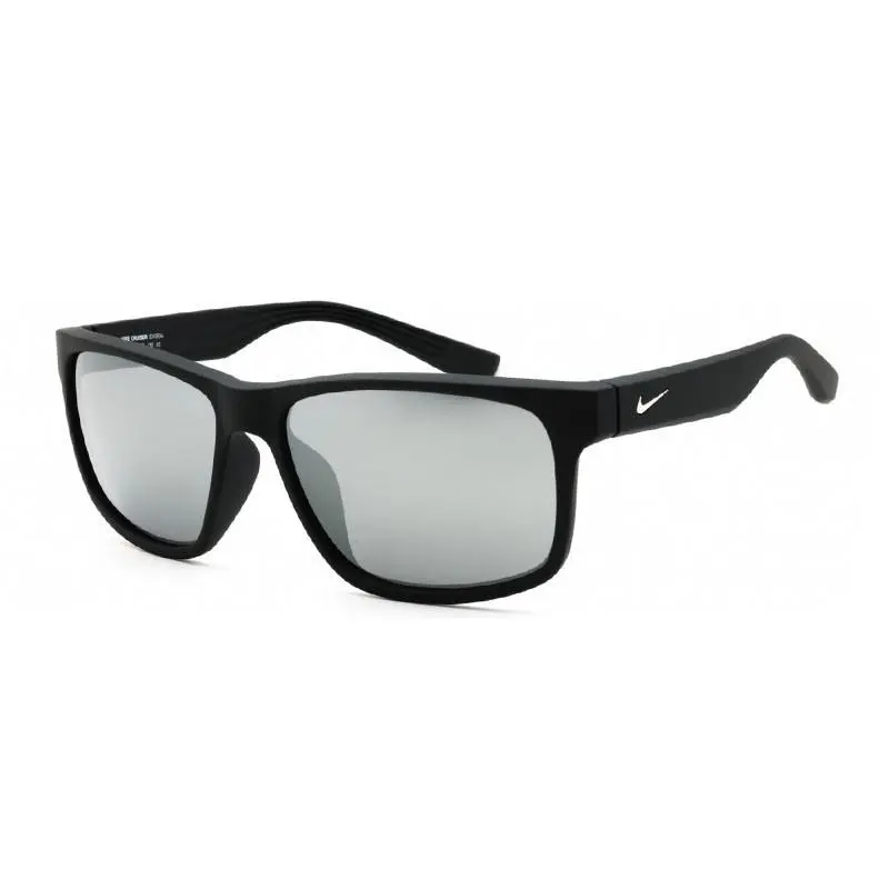 Nike Cruiser MI EV0834 002 Matte Black/grey Silver Mirror 59-16-135 - Frame: Matte Black, Lens: Grey Silver Mirror, code: 002
