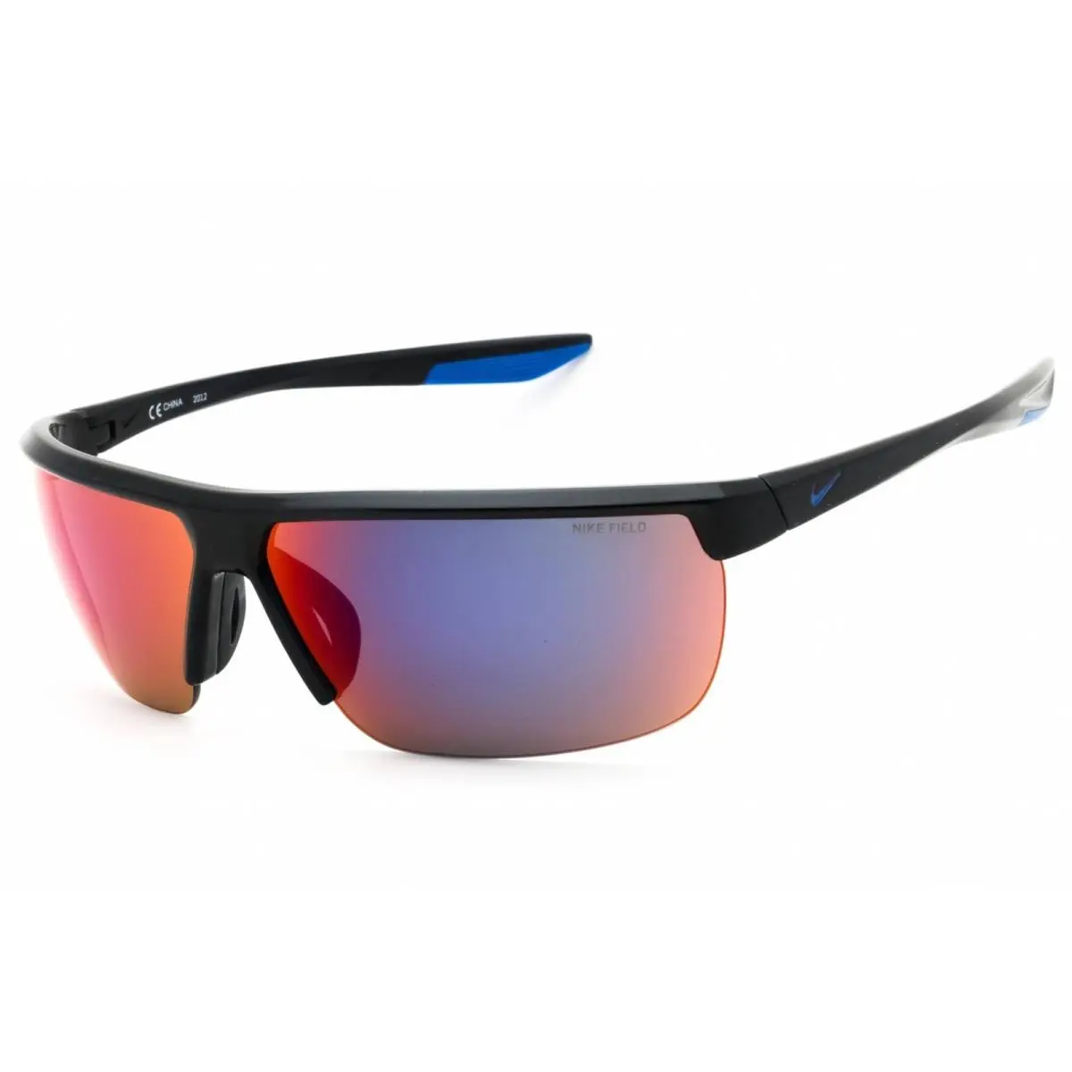 Unisex Sunglasses Obsidian/game Royal Full Rim Frame Tempest E CW4666 451 by Nike