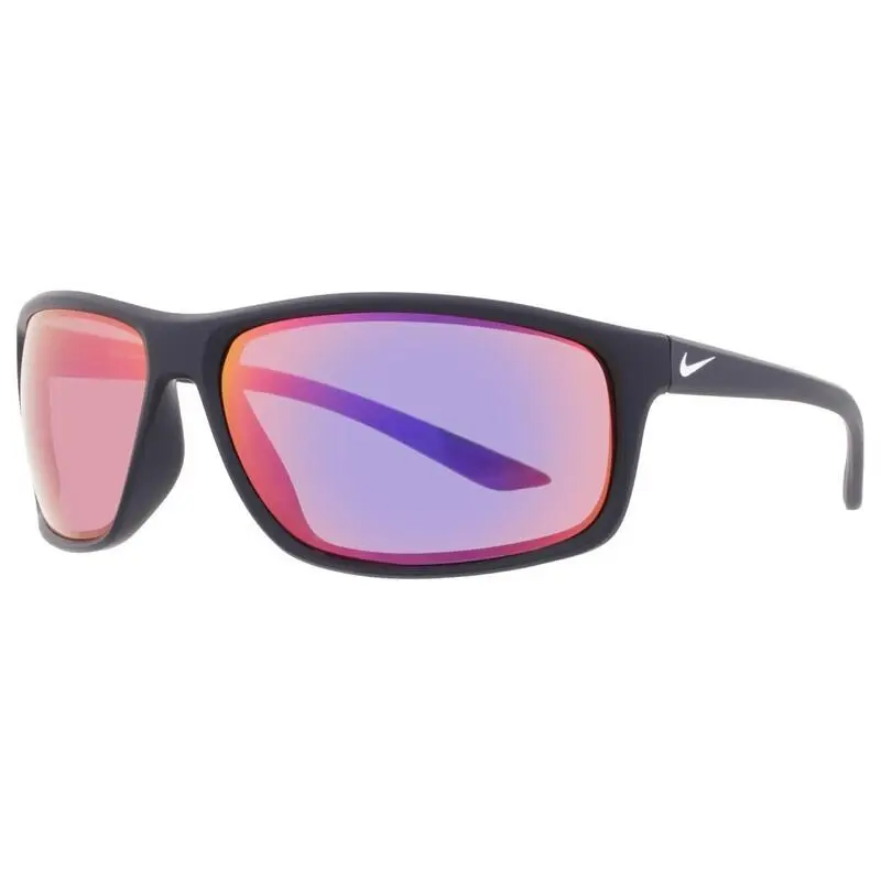 Nike EV1113 016 Matte Black Adrenaline Sunglasses with Infared Mirror Lenses - Frame: Matte Black, Lens: Infared Mirror