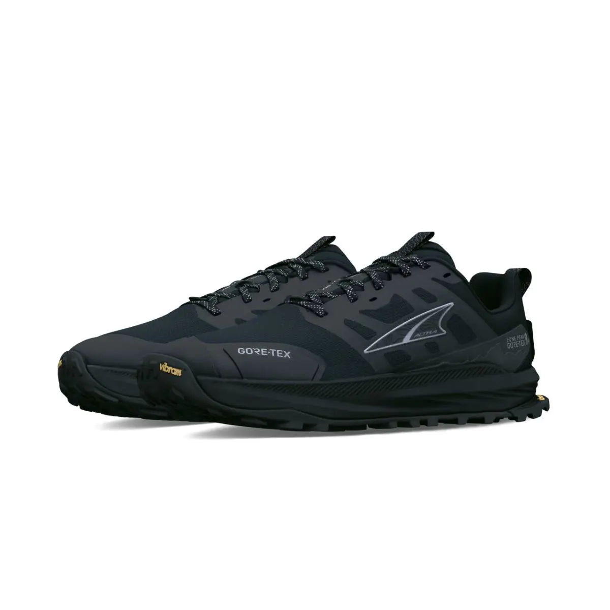 Altra Men`s Lone Peak 9+ Gore-tex Black/black Shoes