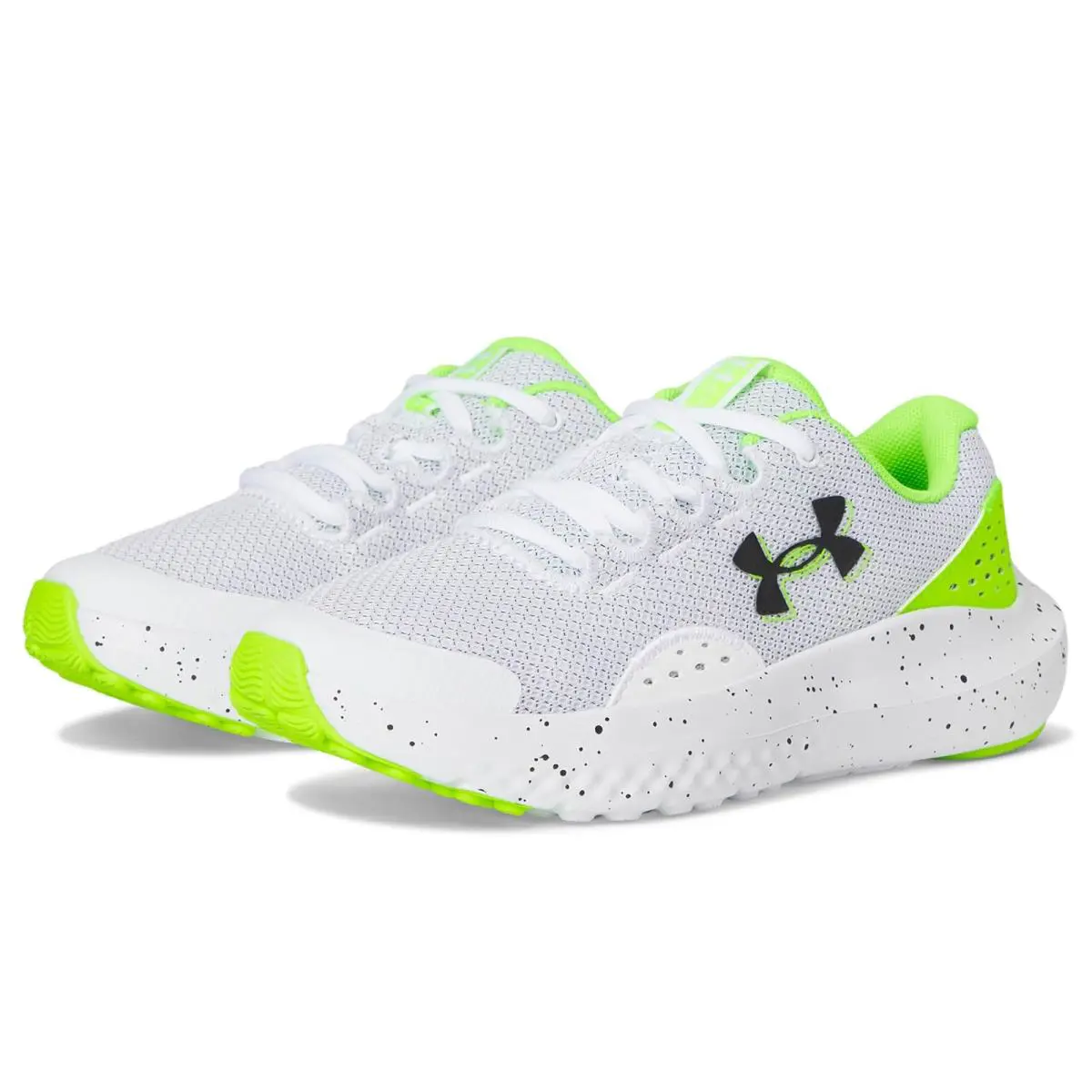 Under Armour shoes - White/Hyper Green/Black 27