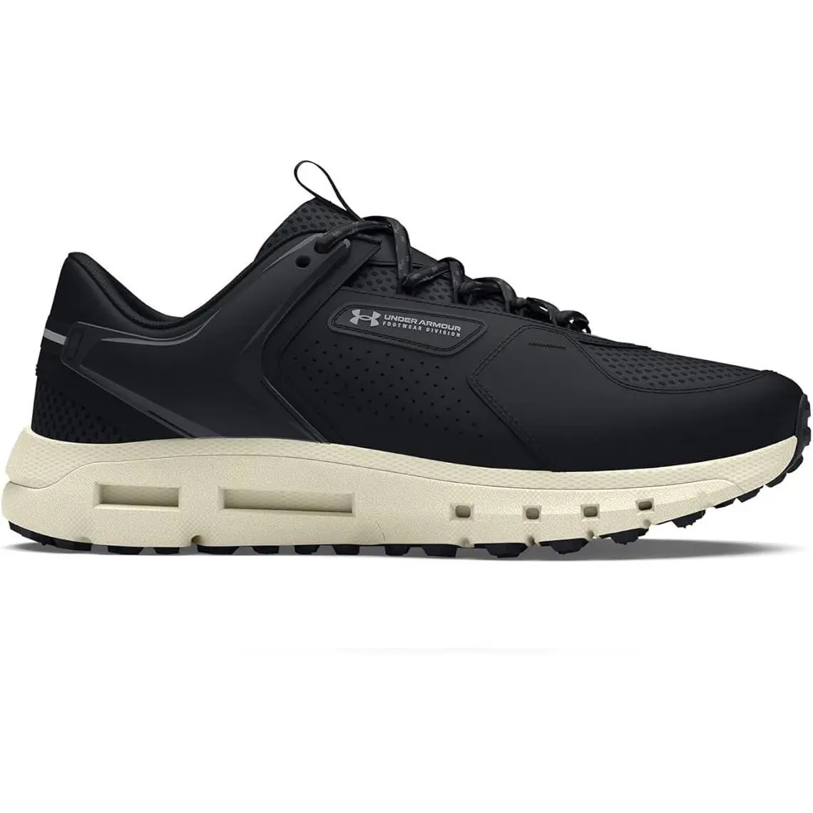 Under Armour Mens UA Summit Trek Running Shoes 3028345 003 - BLACK/WHITE