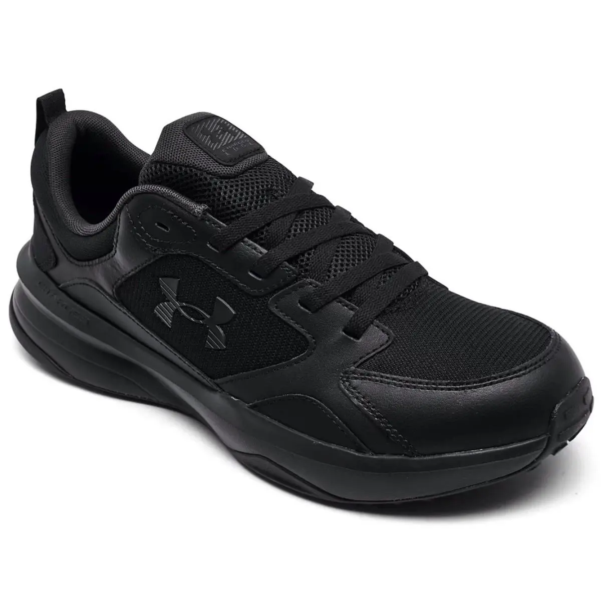 Under Armour Men`s UA Charged Edge Training Sneakers Men`s Black Training Shoes Size 7 7.5 - Black