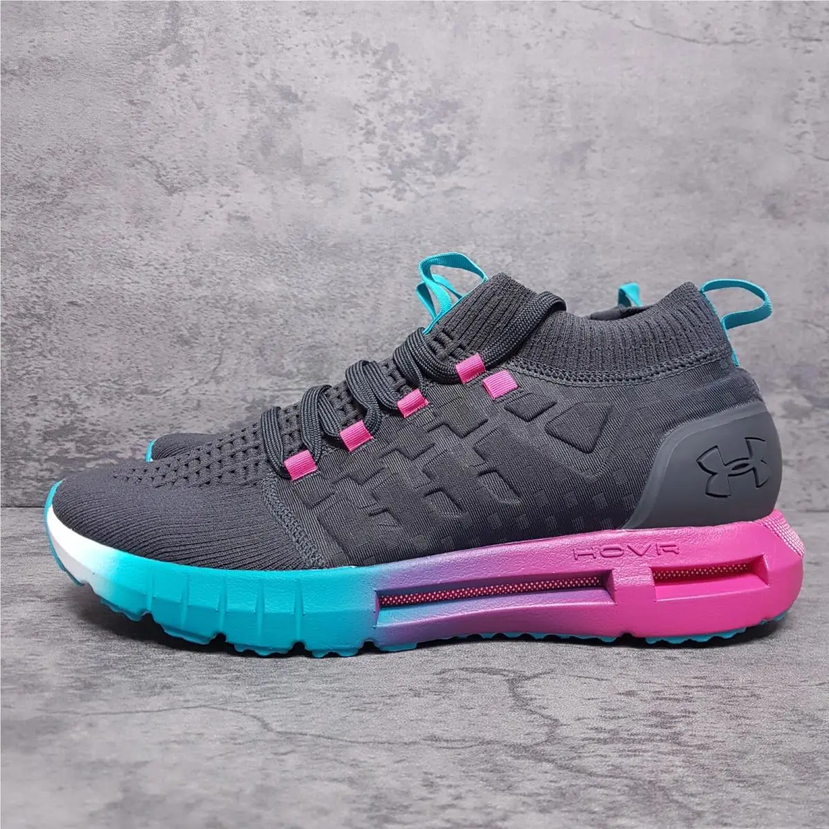 Under Armour Hovr Phantom 1 Running Shoes Mens 10 Anthracite Astro Pink Grey