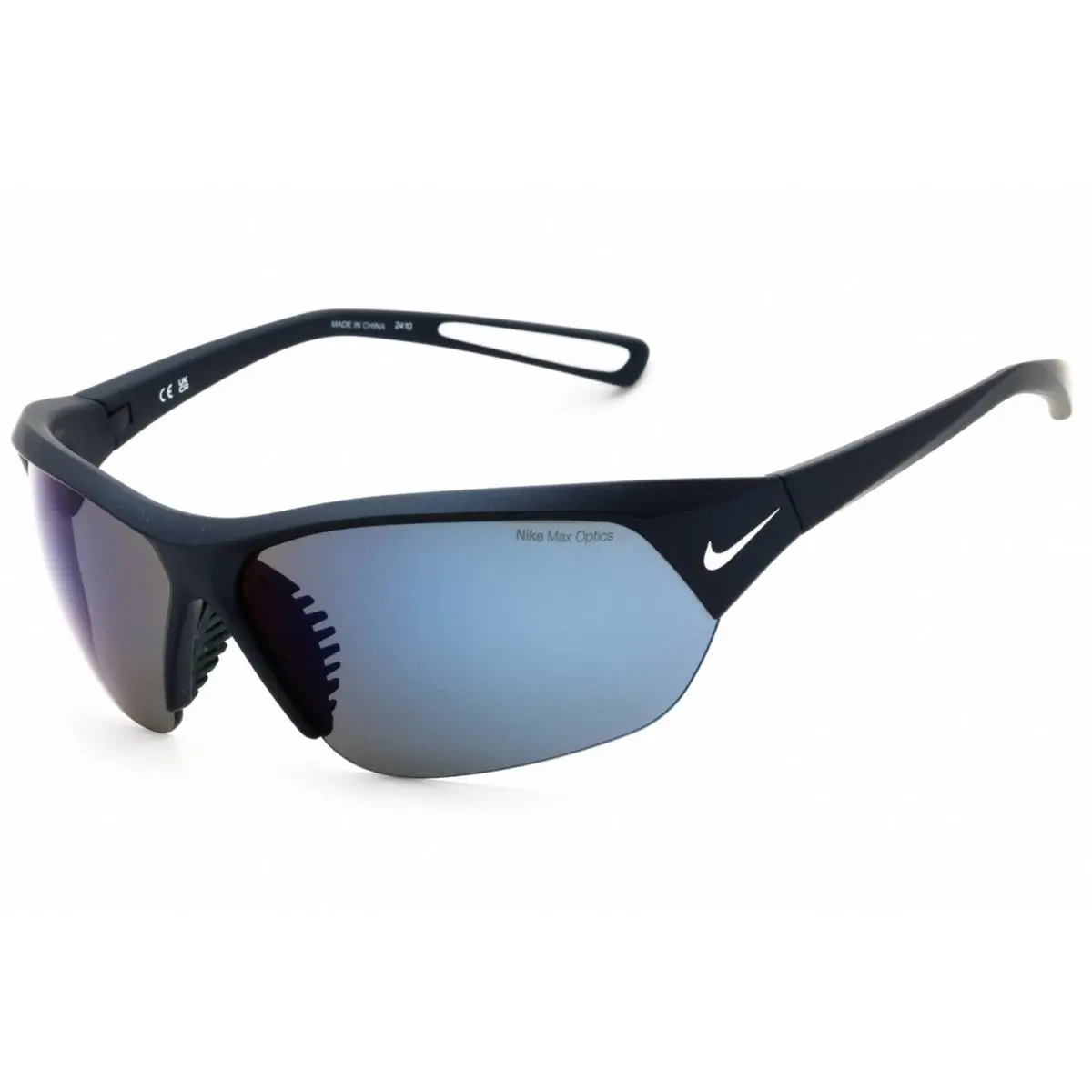 Unisex Sunglasses Matte Obsidian/grey Half Rim Frame Skylon Ace FQ4766 401 by Nike