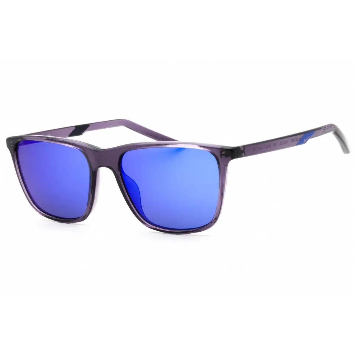 State M DV2291 553 Sunglasses Purple Frame Violet Mirror Lenses 55mm by Nike