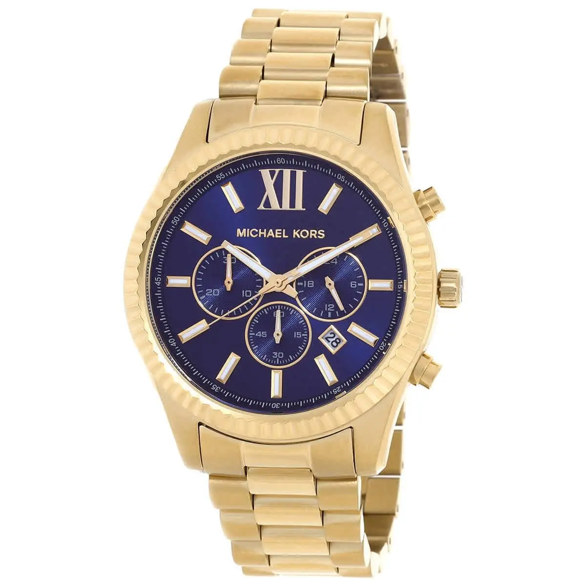 Lexington Chronograph Quartz Blue Dial Men`s Watch MK9153 by Michael Kors