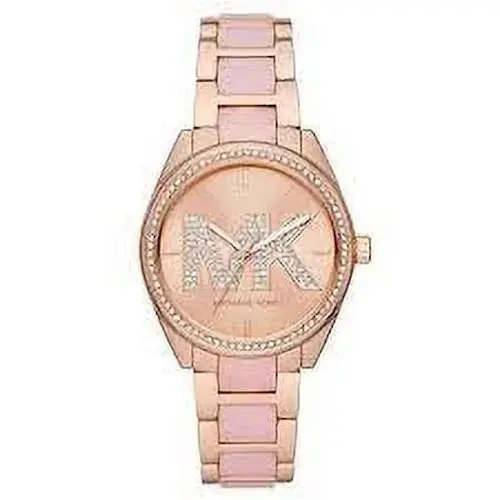 Michael Kors MK4731 Women`s Janelle Three-hand Two-tone Stainless Steel Watch