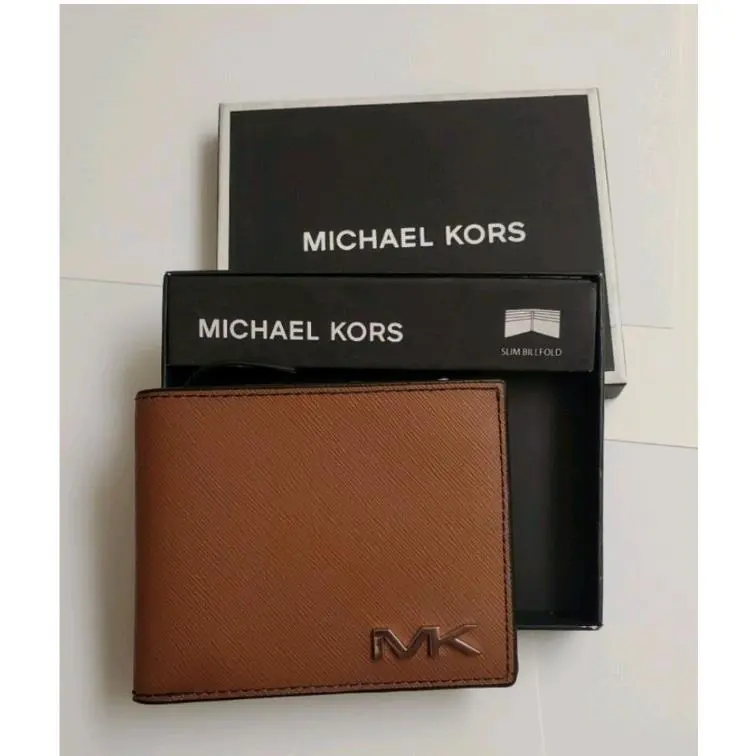 Michael Kors Real Leather Mens Tan Wallet
