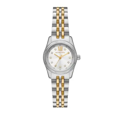 Michael Kors Petite Lexington Pavé Two-tone 26 mm Women`s Watch MK4740