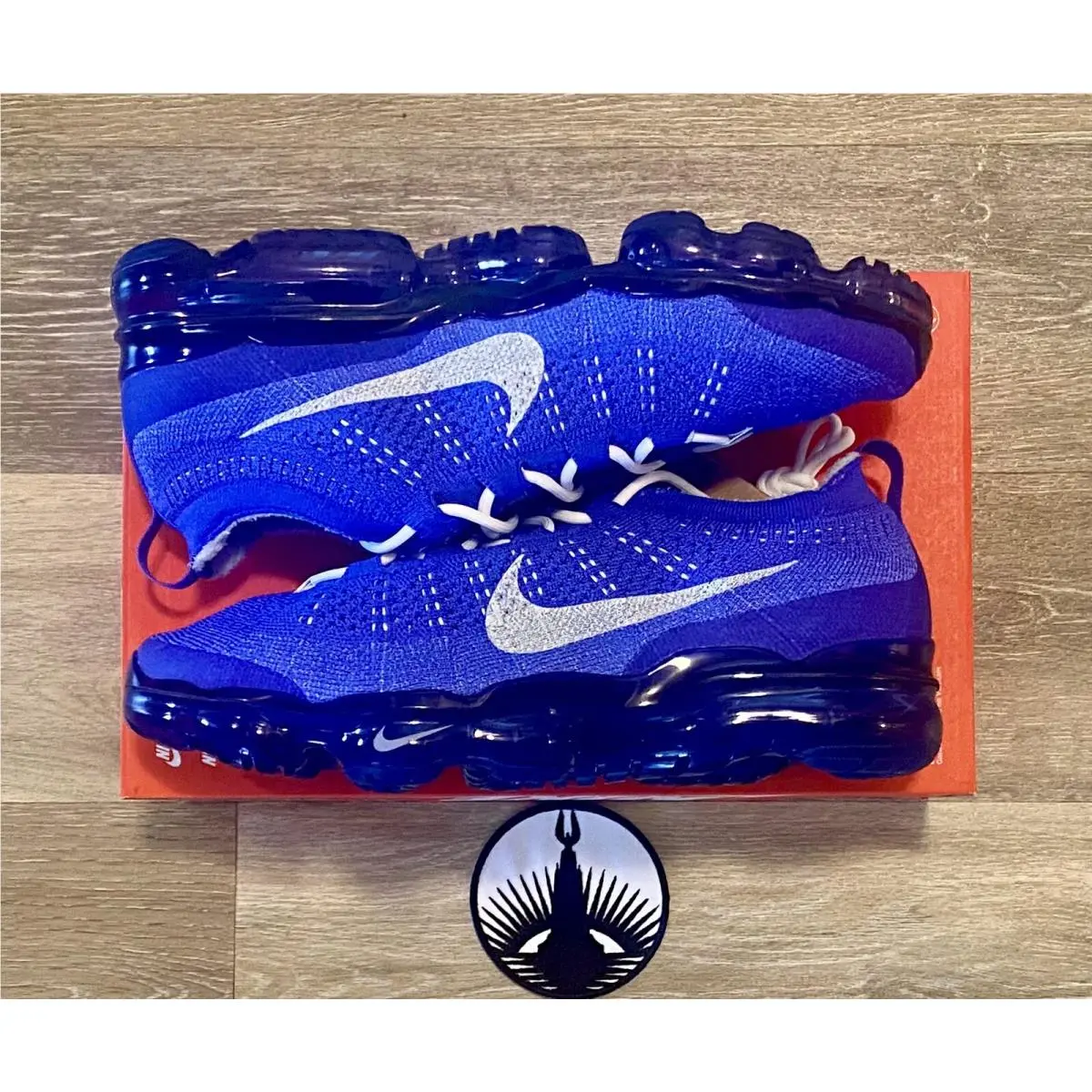 Nike Air Vapormax 2023 Flyknit Light Ultramarine Platinum DV1678-500 Men`s 10