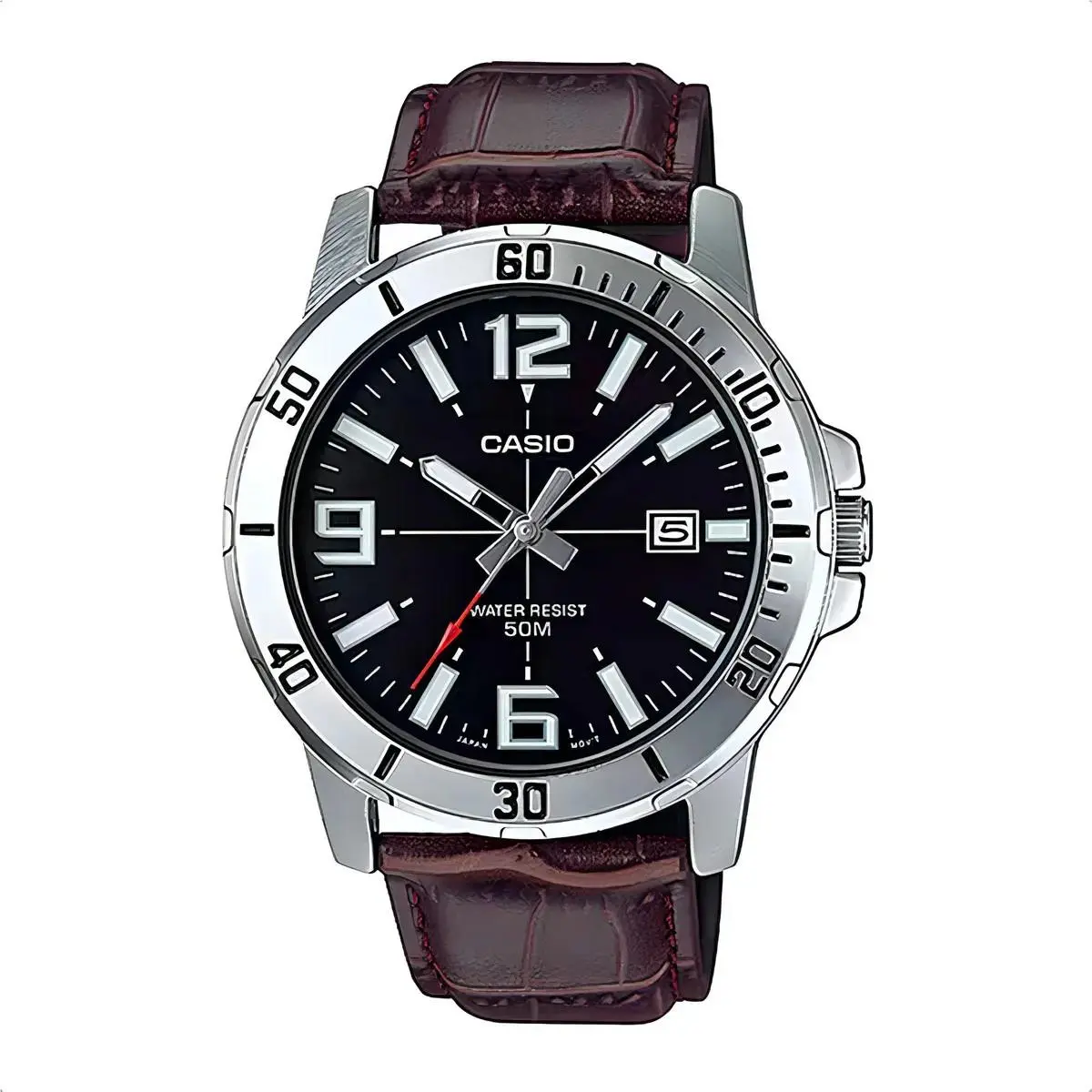 Men`s Quartz Stainless Steel Watch - MTP-VD01L-1BVUDF by Casio