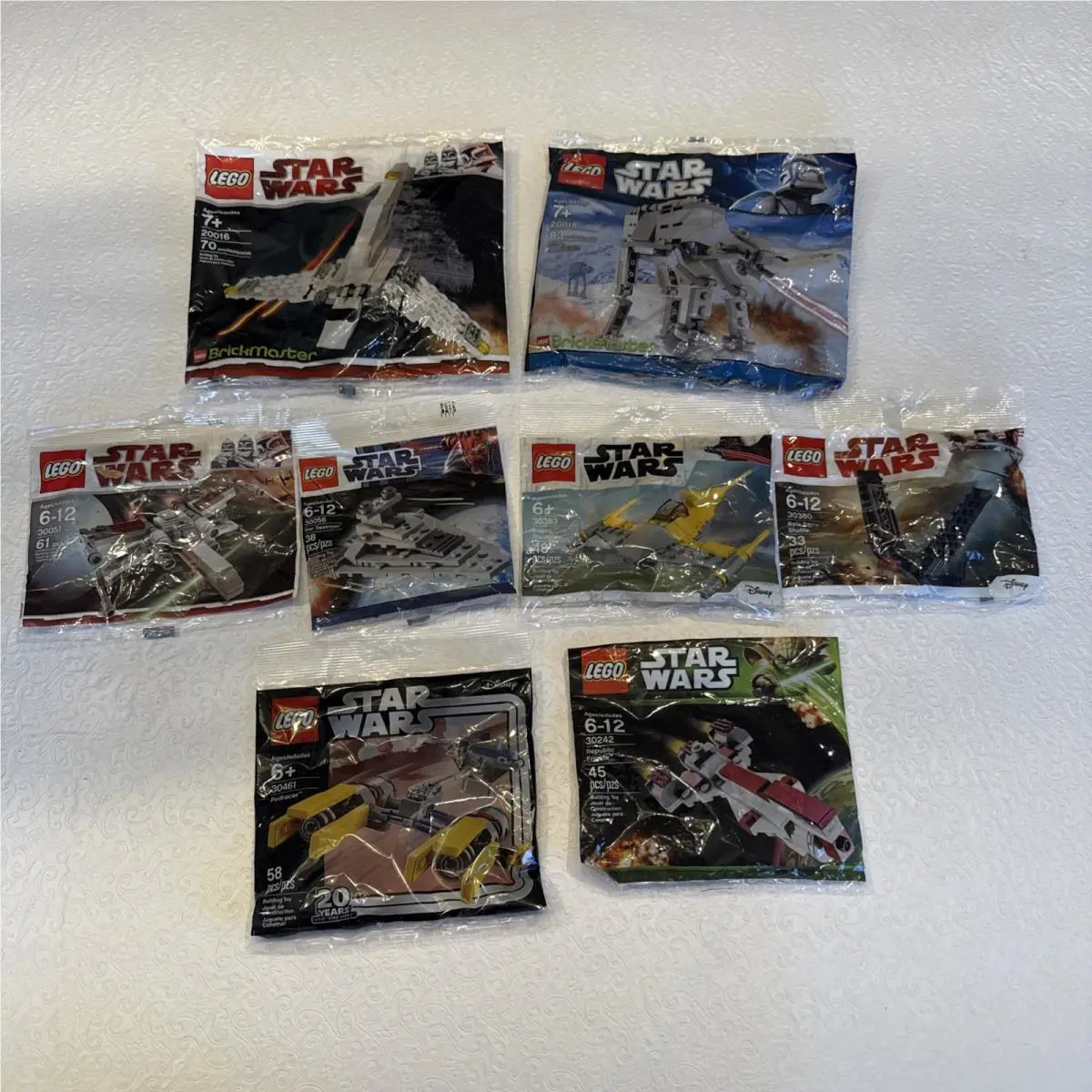 Set Of 8 Lego Star Wars Building Toys
