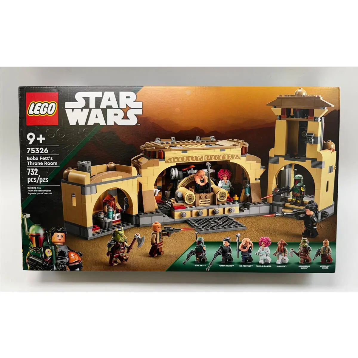Lego Star Wars Boba Fett`s Throne Room Set 75326 Retired