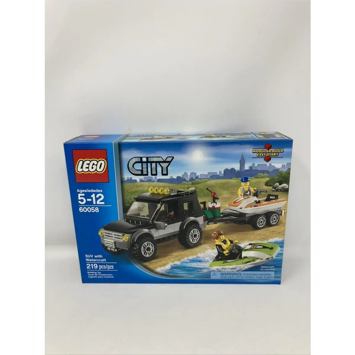 Lego Suv with Watercraft Set 60058 Retired