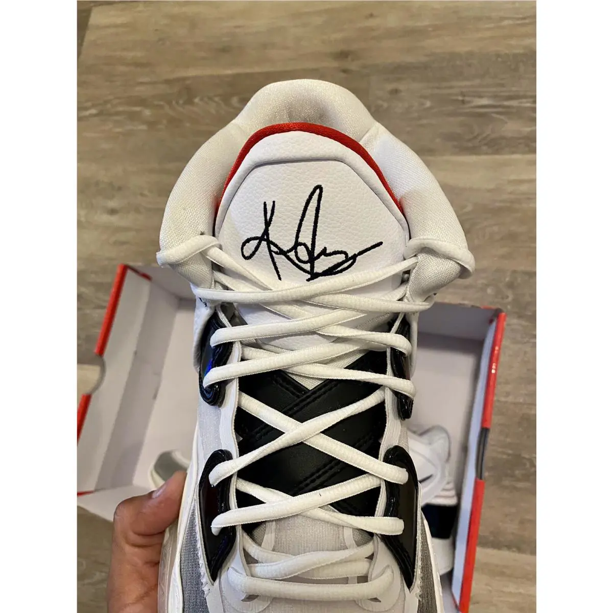 Nike shoes - Nike Kyrie Infinity - Kyrie Infinity - CZ0204-101 - White-Black-University Red (UPC: 195866123854) 9