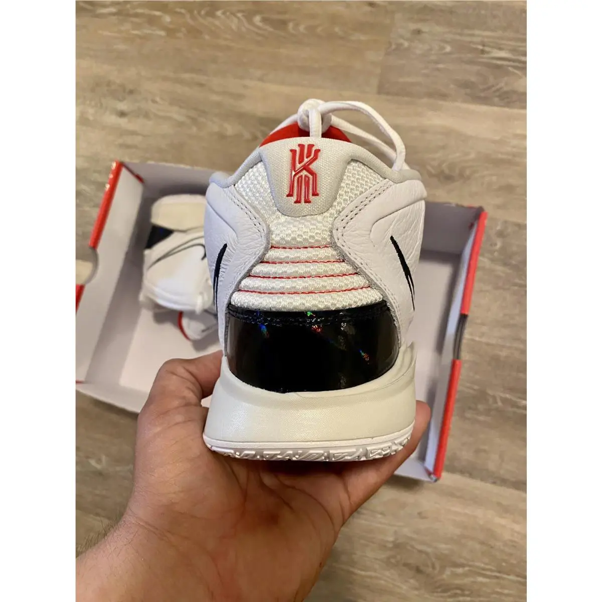Nike shoes - Nike Kyrie Infinity - Kyrie Infinity - CZ0204-101 - White-Black-University Red (UPC: 195866123854) 0